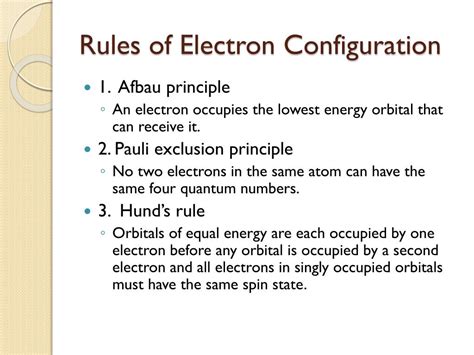 electron configuration n-3|3 rules of electron configuration.